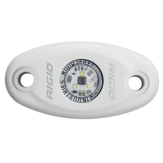 RIGID Industries ASeries White Low Power LED Light  Single  White 480153