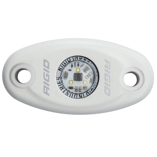 RIGID Industries ASeries White Low Power LED Light  Single  Natural White 480143