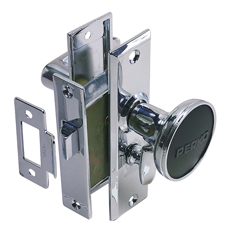 Load image into Gallery viewer, Perko Mortise Latch Set wTurn Button 0960DP0CHR
