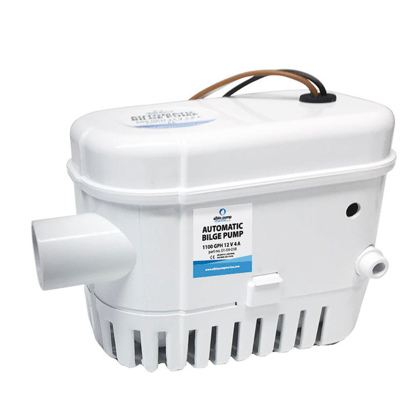 Load image into Gallery viewer, Albin Group Automatic Bilge Pump 1100 GPH  12V 0104018
