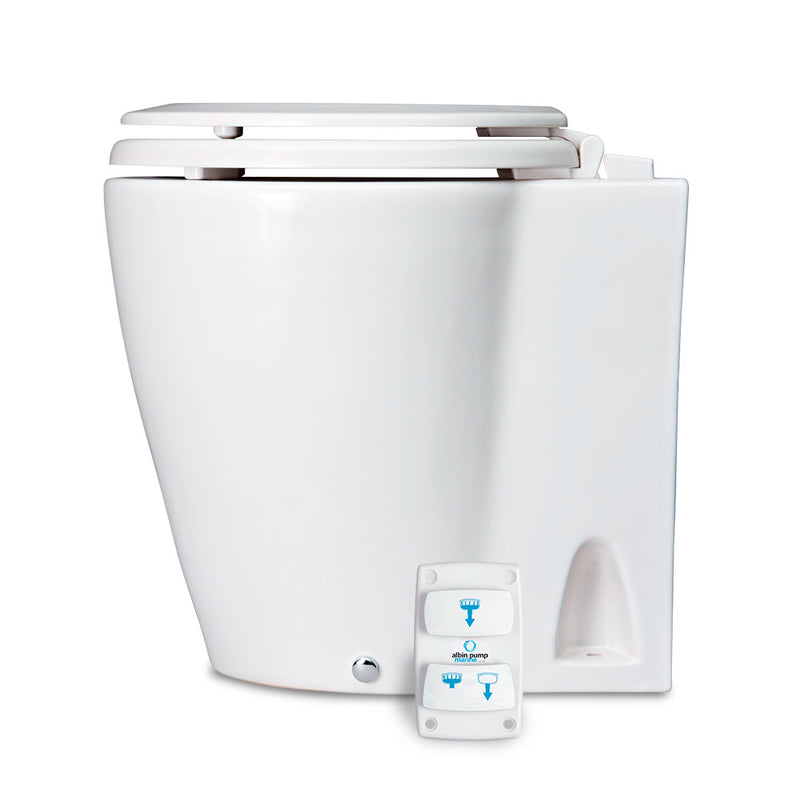 Load image into Gallery viewer, Albin Group Marine Design Marine Toilet Silent Electric  12V 0703045
