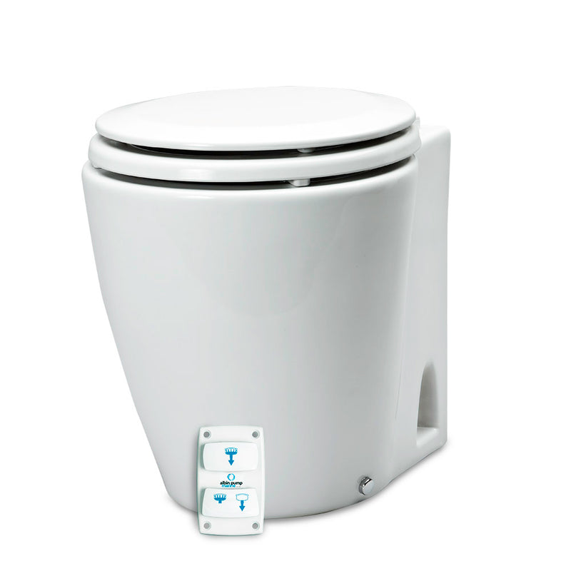 Load image into Gallery viewer, Albin Group Marine Design Marine Toilet Silent Electric  12V 0703045

