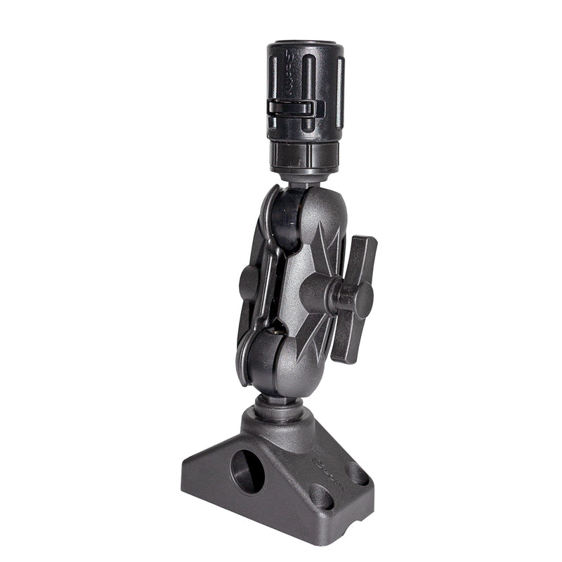 Load image into Gallery viewer, Scotty 162 15 Ball Mount wGear Head Post  241 Side Deck Mount 0162
