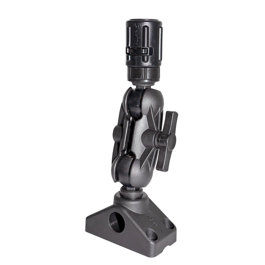 Scotty 162 15 Ball Mount wGear Head Post  241 Side Deck Mount 0162