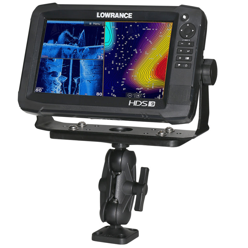 Load image into Gallery viewer, Scotty 163 15 Ball Mount wFishfinder  Universal Mounting Plate 0163
