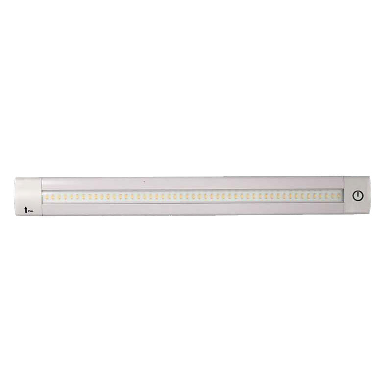 Load image into Gallery viewer, Lunasea Adjustable Linear LED Light wBuiltIn Dimmer  12 Length 12VDC Warm White w Switch LLB32KW0100
