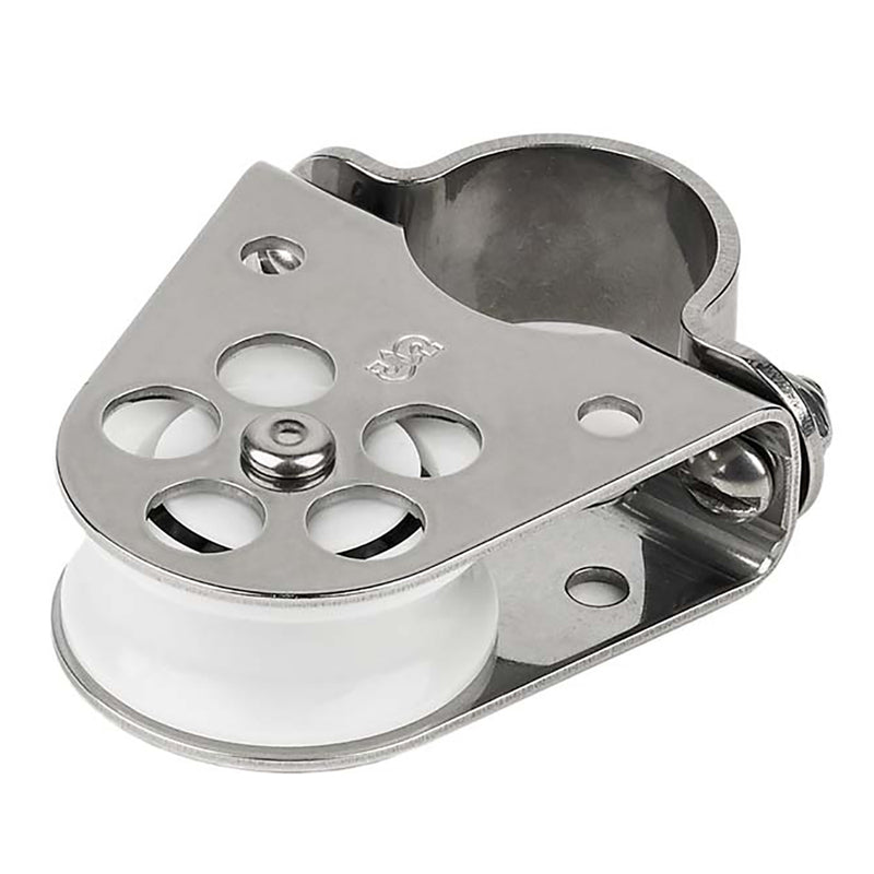 Load image into Gallery viewer, Schaefer ClampOn Furling Line Stanchion Lead Block  1 Ball Bearing 30034

