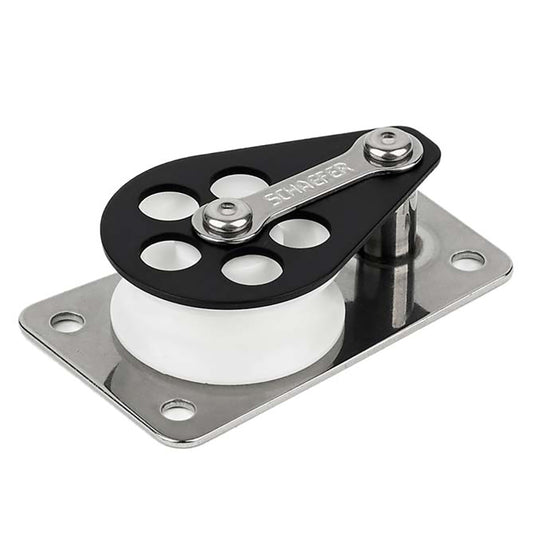 Schaefer Series 3 Flat BaseAlum CheekDelrin Sheave 30309