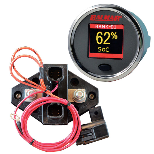 Balmar SG200 Battery Monitor Kit wDisplay Shunt  10M Cable  1248 VDC SG200