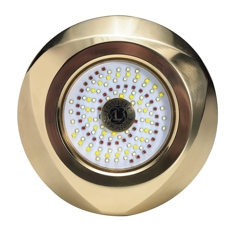 Load image into Gallery viewer, Lumitec SeaBlaze Typhoon Underwater Bronze ThruHull LED Light  WhiteBlue 101448
