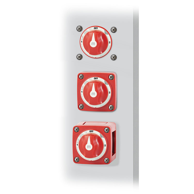 Load image into Gallery viewer, Blue Sea 6008 MSeries Battery Switch 3 Position  Red 6008
