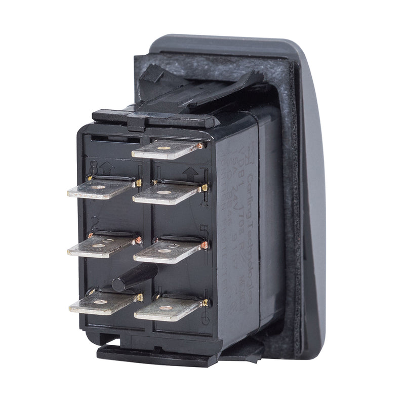Load image into Gallery viewer, Blue Sea Contura Switch DPDT Black  ONON 8300
