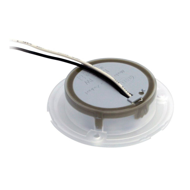 Load image into Gallery viewer, Hella Marine Red LED Round Courtesy Lamp  White Bezel  24V 980508241
