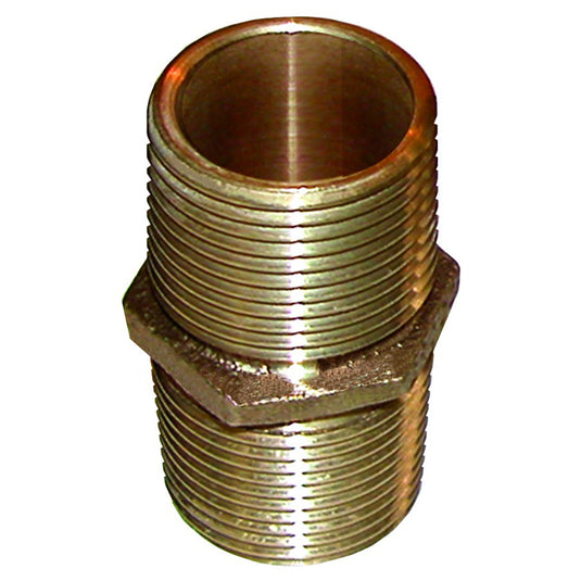 GROCO Bronze Pipe Nipple  34 NPT PN750