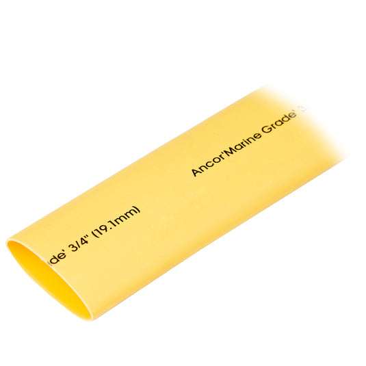 Ancor Heat Shrink Tubing 34 x 48  Yellow  1 Piece 306948