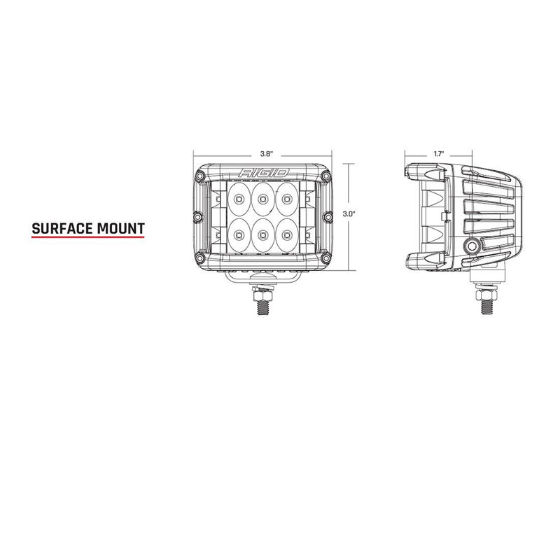 Load image into Gallery viewer, RIGID Industries DSS Series PRO Driving Surface Mount  Black 261313
