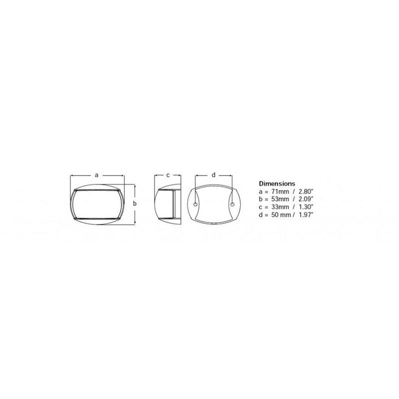 Load image into Gallery viewer, Hella Marine NaviLED Compact 2nm Towing Navigation Lamp  Black Shroud 980520601
