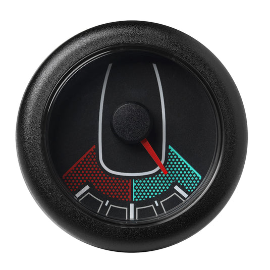 Veratron 52MM 2116 OceanLink Rudder Angle Gauge  LeftRight  Black Dial  Bezel A2C1066080001