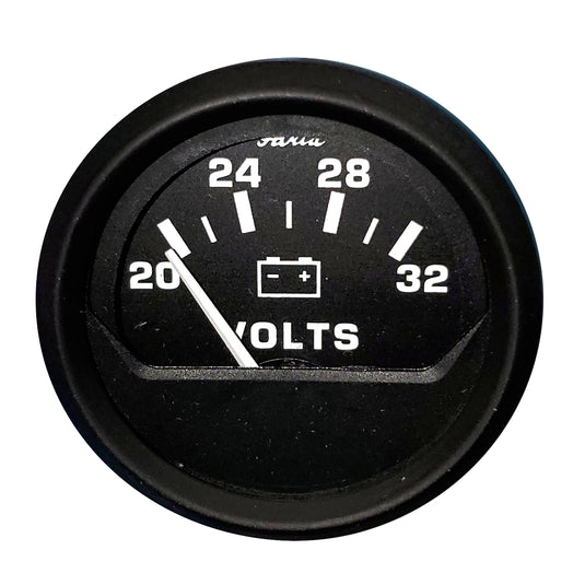 Faria Euro Black 2 Voltmeter 2032 V 12860