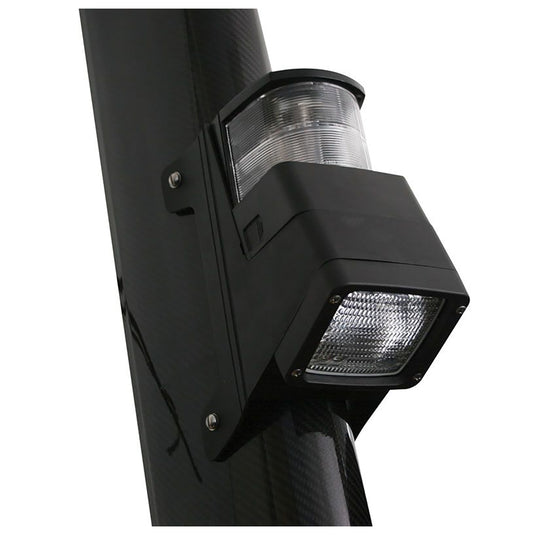 Hella Marine Halogen 8504 Series MastheadFloodlight Lamp  Black 998504001