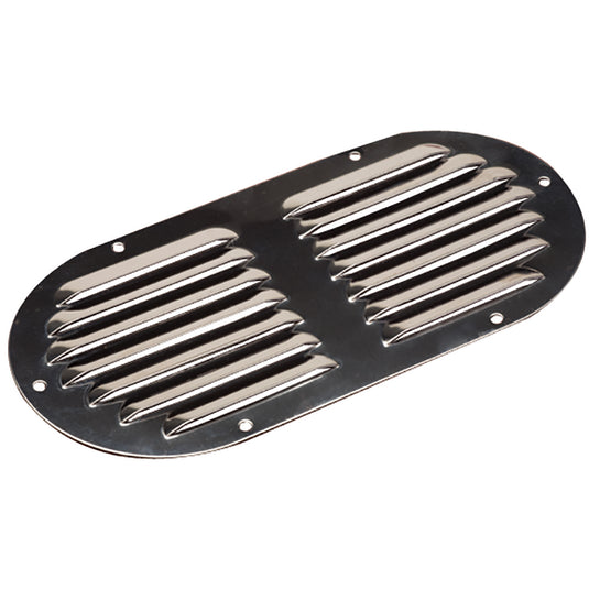 SeaDog Stainless Steel Louvered Vent  Oval  918 x 458 3314051