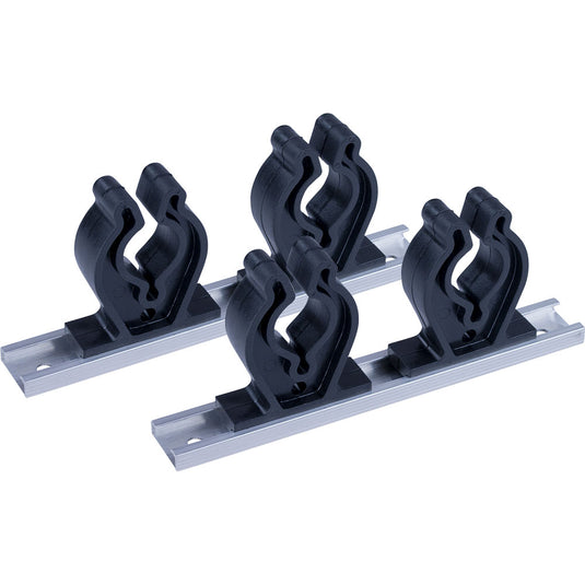 SeaDog Track Rod Holder  7 Tracks  4 Rod Clips 3250441