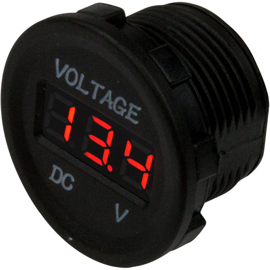 SeaDog Round Voltage Meter  6V30V 4216151