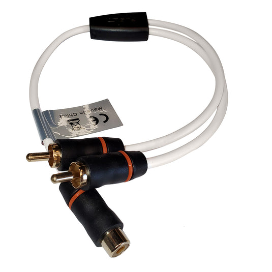 Fusion RCA Cable Splitter  1 Female to 2 Male  1 0101289500