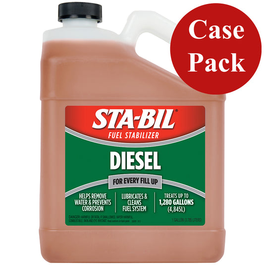 STABIL Diesel Formula Fuel Stabilizer  Performance Improver  1 Gallon Case of 4 22255CASE