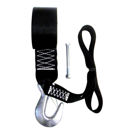 Rod Saver PWC Winch Strap Replacement wSoft Hook  12 PWC12SH