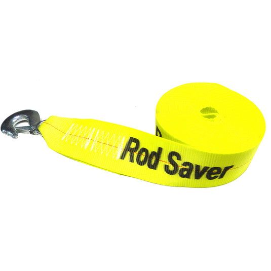 Rod Saver HeavyDuty Winch Strap Replacement  Yellow  3 x 25 WS3Y25