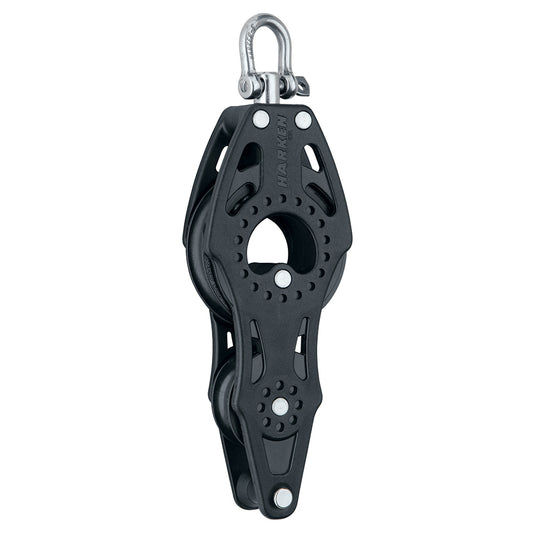 Harken 57mm Carbo Air Fiddle Block wSwivel  Becket 2622
