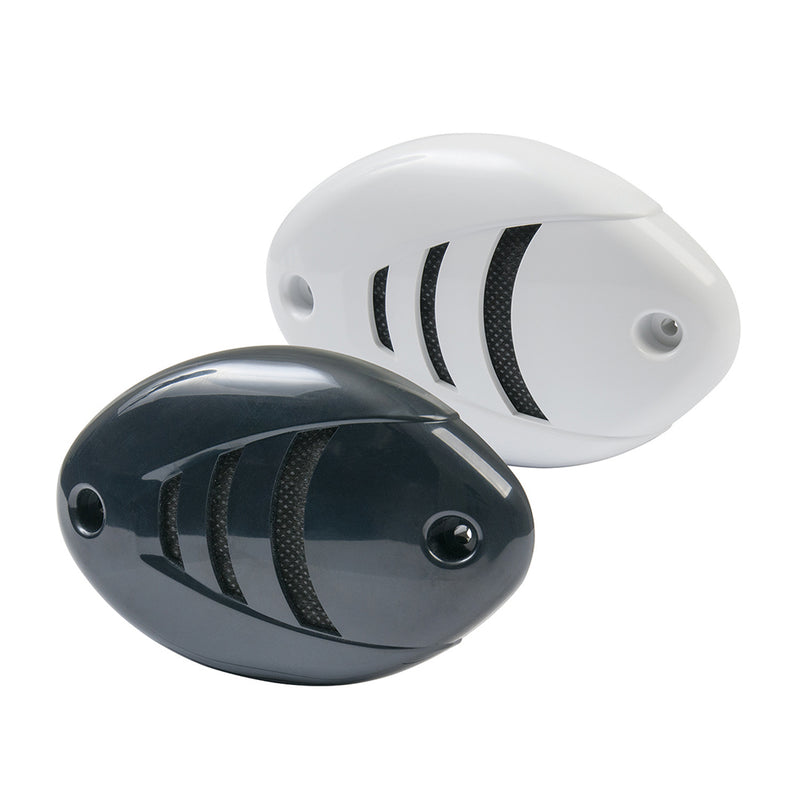 Load image into Gallery viewer, Marinco 12V DropIn Low Profile Horn wBlack  White Grills 10080
