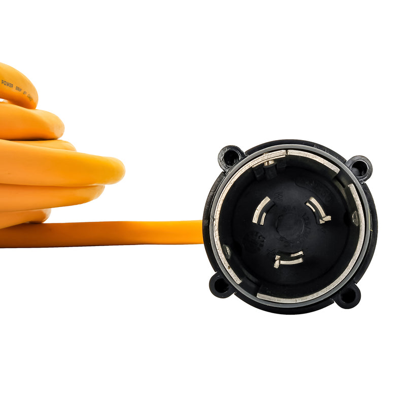 Load image into Gallery viewer, Camco 50 Amp Power Grip Marine Extension Cord  50 MLockingFLocking Adapter 55623
