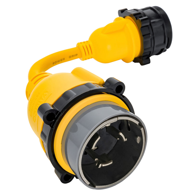 Load image into Gallery viewer, Camco 50AM30AF Power Grip Marine 12 Locking Adapter  MLockFLocking Adapter 55625

