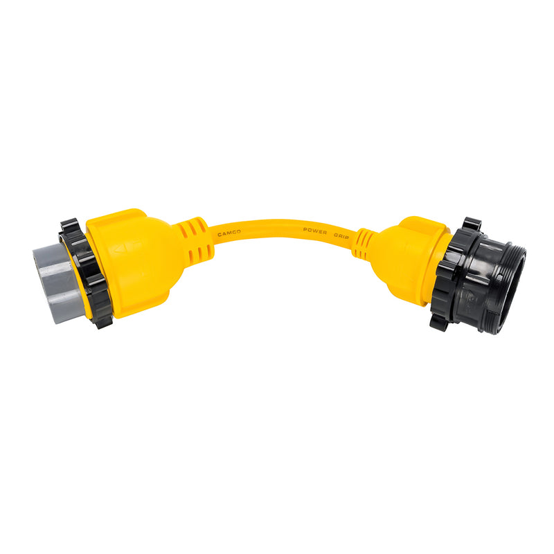 Load image into Gallery viewer, Camco 50AM30AF Power Grip Marine 12 Locking Adapter  MLockFLocking Adapter 55625
