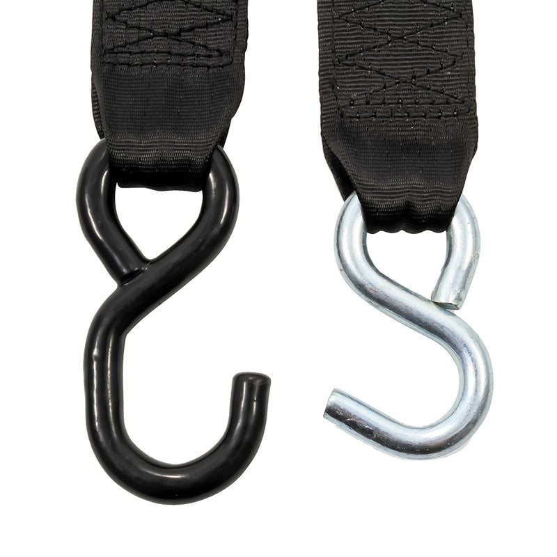 Load image into Gallery viewer, Camco Retractable Tie Down Straps  2 Width 6 Dual Hooks 50031

