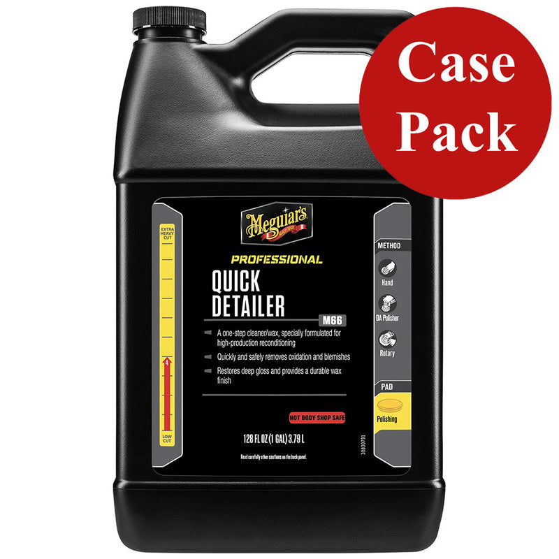 Load image into Gallery viewer, Meguiars Mirror Glaze Quick Detailer  1 Gallon Case of 4 M6601CASE
