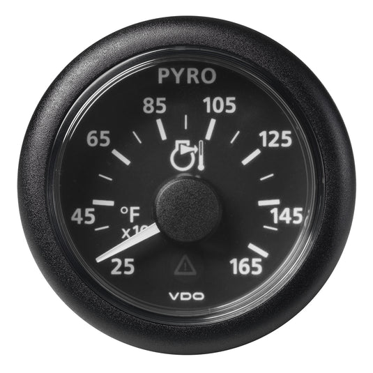 Veratron 52 MM 2116 ViewLine Pyrometer  250 to 1650F  Black Dial  Bezel A2C59512334