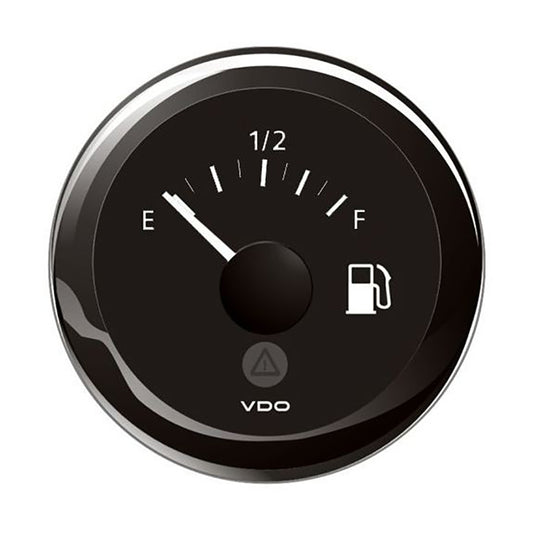 Veratron 52MM 2116 ViewLine Tank Level Gauge EF  3180 Ohm  Black Dial  Bezel A2C59514091