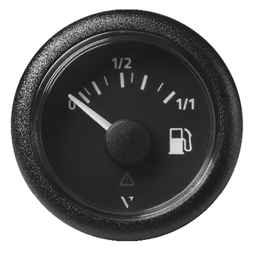 Veratron 52MM 2116 ViewLine Fuel Level Gauge 011  3 to 180 OHM  Black Dial  Round Bezel A2C59514082