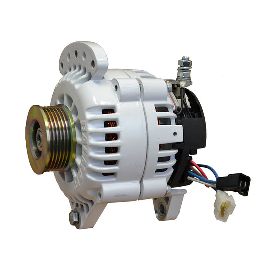 Balmar Alternator 120 Amp 12V 315 Dual foot Saddle Single K6 Pulley wIsolated Grounding 60120K6