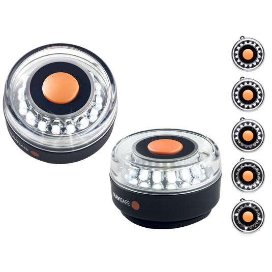 Navisafe Navilight AllWhite 5 Mode 360 2NM wMagnet Base 0011
