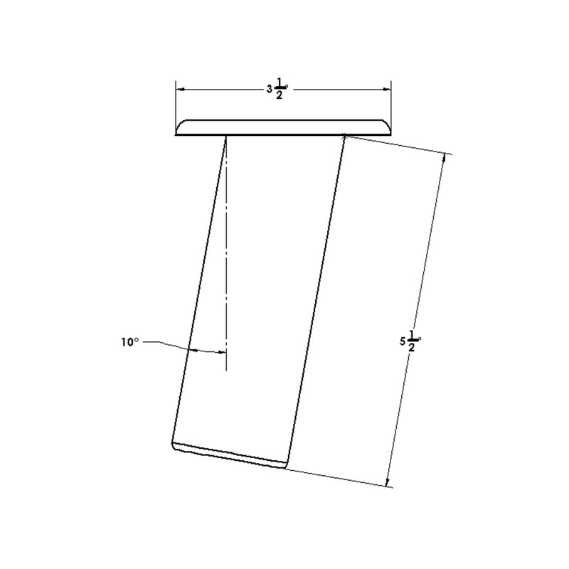 Load image into Gallery viewer, TACO Flush Mount Rod Holder 10  Deluxe Anodized Finish F310702BXY
