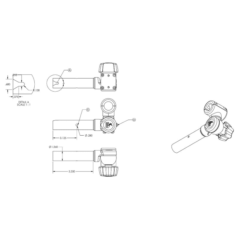 Load image into Gallery viewer, TACO ShadeFin Adjustable ClampOn Pipe Mount T1030007

