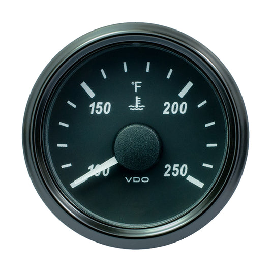 VDO SingleViu 52mm 2116 Water Temperature Gauge  250F  45030 Ohm A2C3833340030