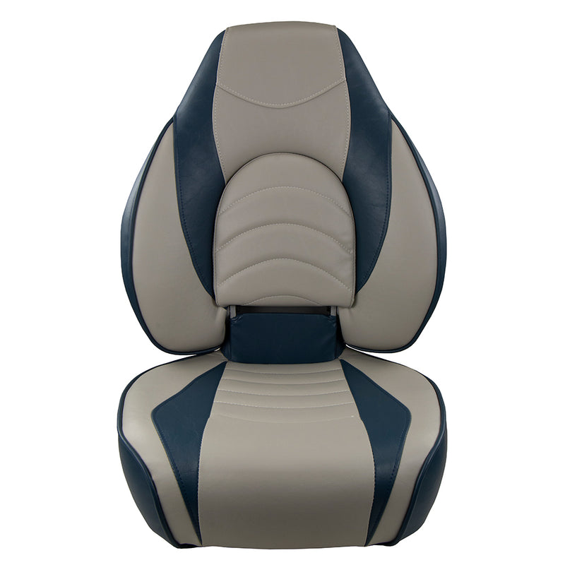 Load image into Gallery viewer, Springfield Fish Pro High Back Folding Seat  BlueGrey 10416311
