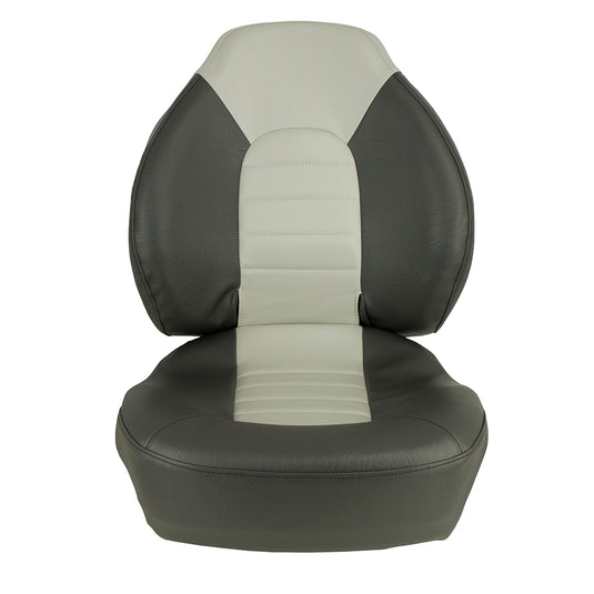 Springfield Fish Pro Mid Back Folding Seat  CharcoalGrey 1041733