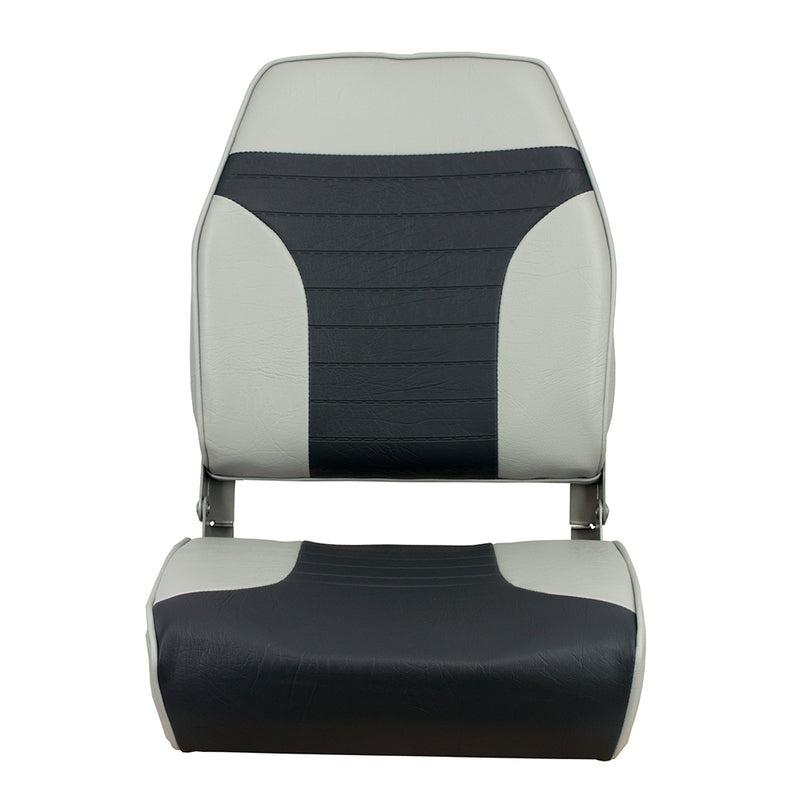 Load image into Gallery viewer, Springfield High Back MultiColor Folding Seat  GreyCharcoal 1040663
