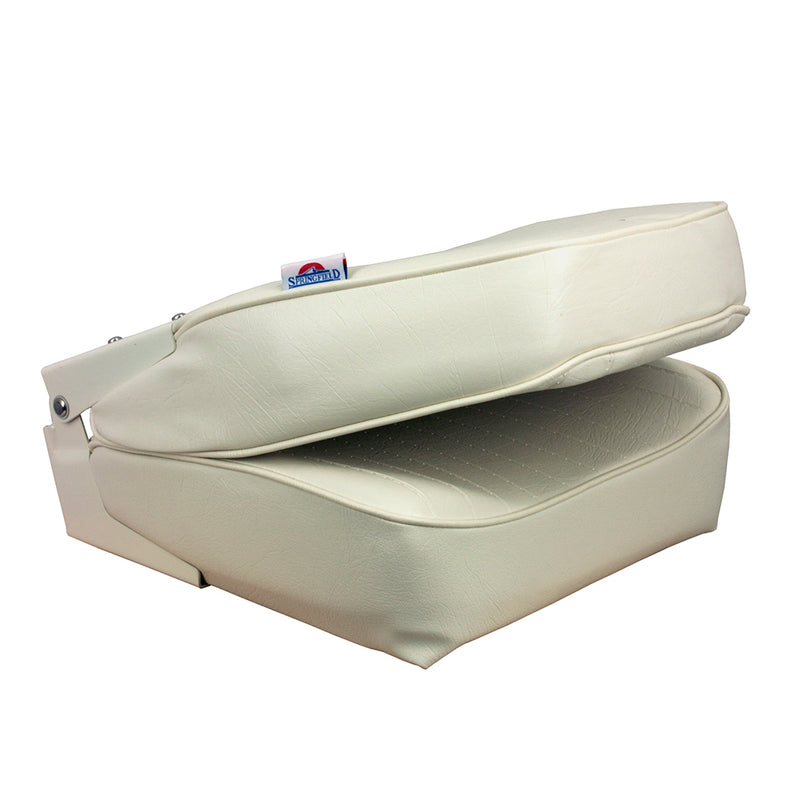 Load image into Gallery viewer, Springfield High Back Folding Seat  White 1040649
